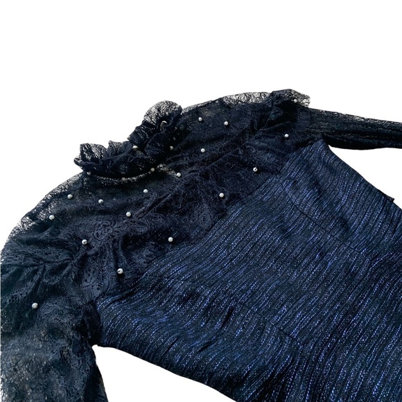 LIM Style Elegant Lace Overlay Dress - Medium - Picture 2 of 11